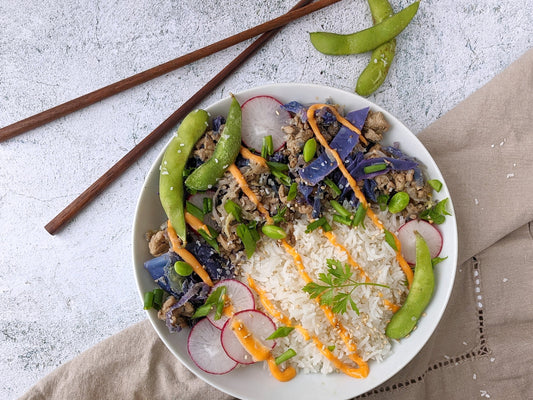 Delicious And Colorful Egg Roll In A Bowl Recipe