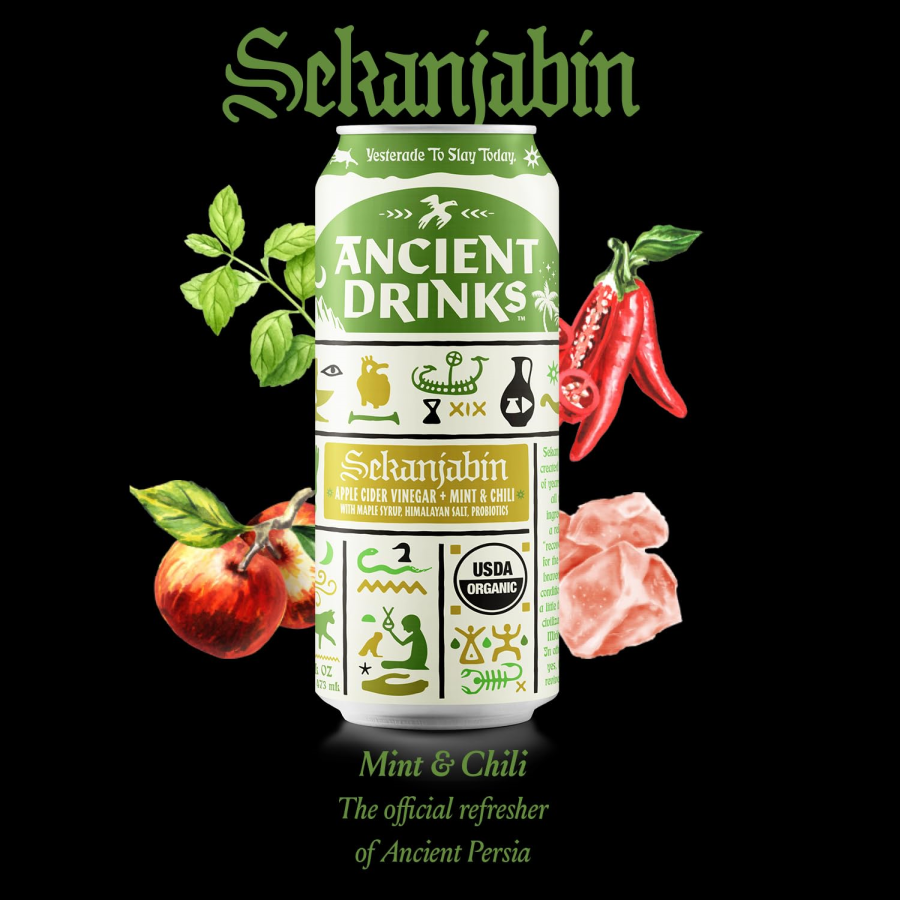 Mint And Chili Sekanjabin Ancient Drinks Organic Beverage