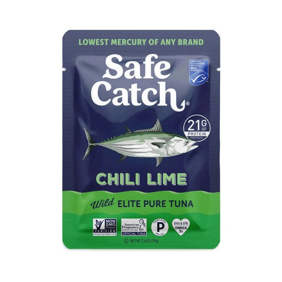 Safe Catch Elite Chili Lime Wild Tuna Pouch 2.6oz