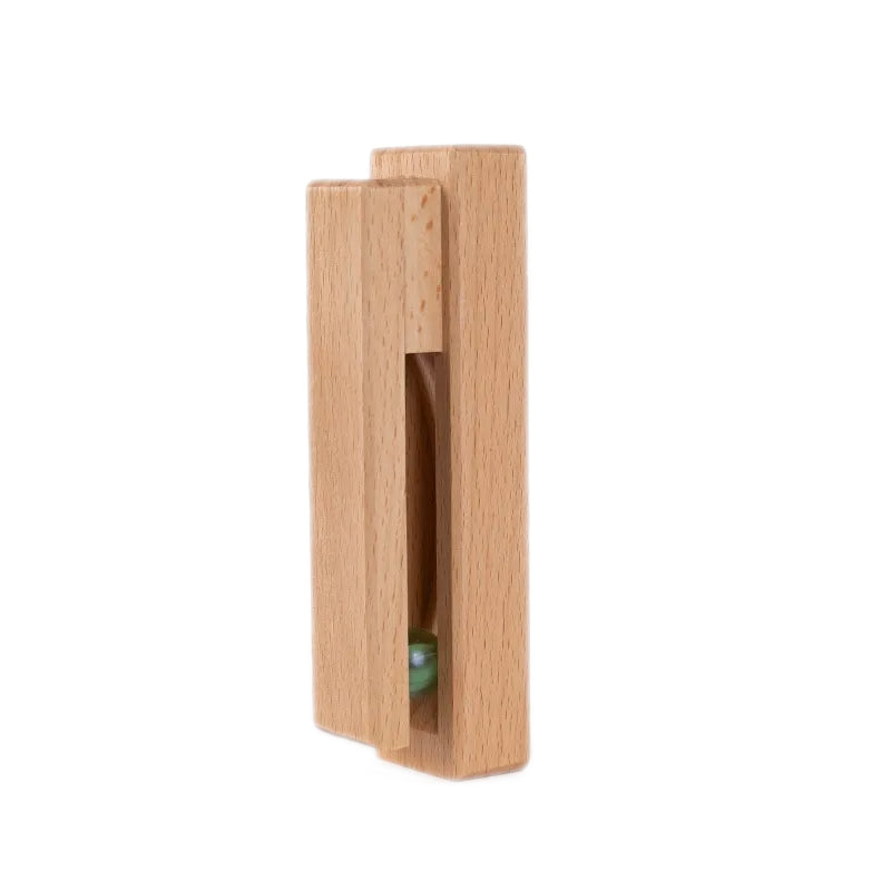 Beechwood Mable Slide Wood Towel Holder With Easy Mount