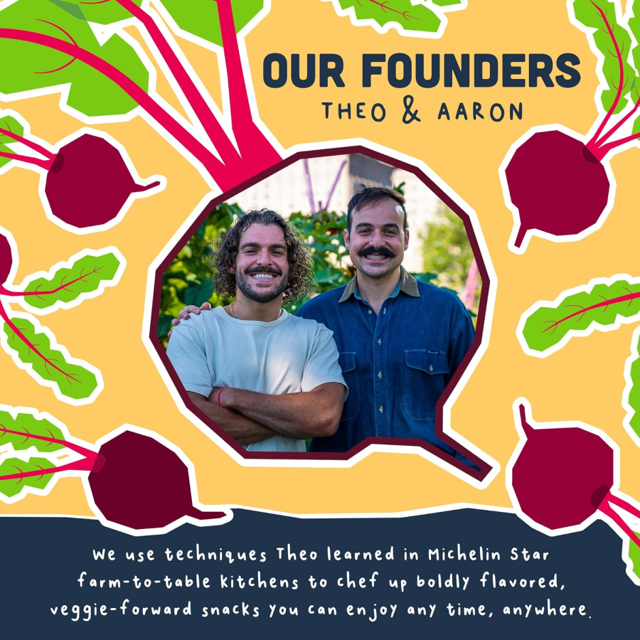 Michelin Star Farm To Table Inspired Veggie Snacks Founders Of Theo's Plant-Based Foods