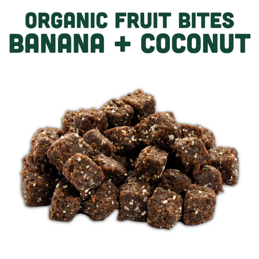 Organic Fruit Bites Banana Plus Coconut Mavuno Harvest Chewy Fruit Snack