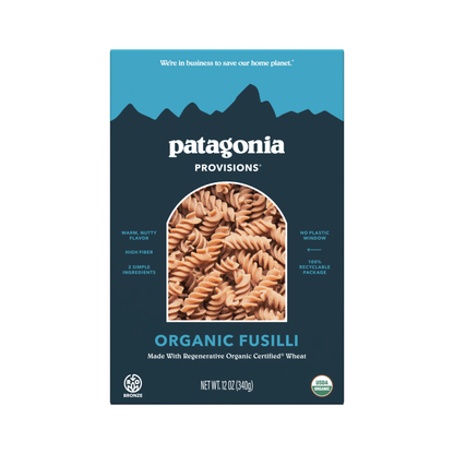Patagonia Provisions Organic Pasta Fusilli 12oz