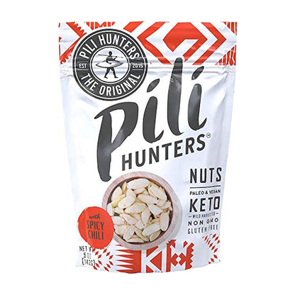 Pili Hunters Nuts With Spicy Chili 5oz Bag