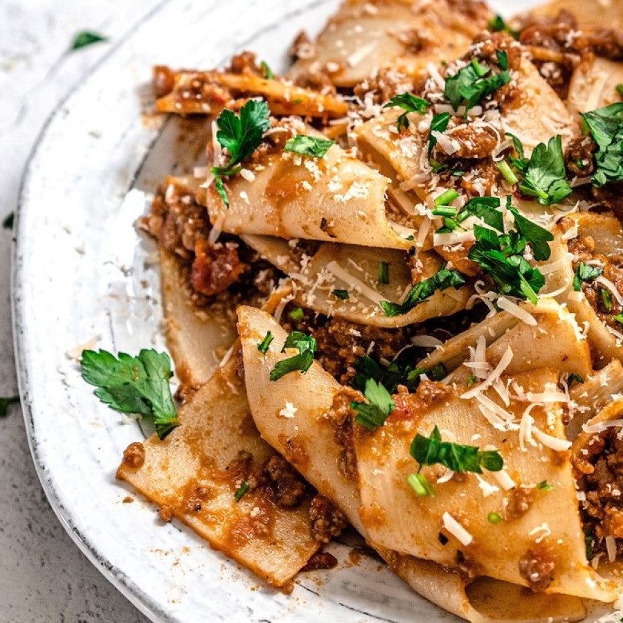 Primal Kitchen Arrabbiata Recipe 5 Ingredient Pappardelle Meat Sauce