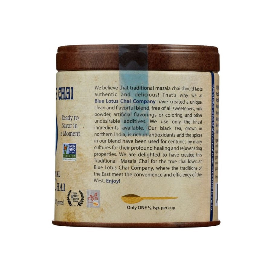 Specialty Food Association Award Winning Blue Lotus Chai Traditional Masala Chai Has Won Sofi Silver Award For Tea