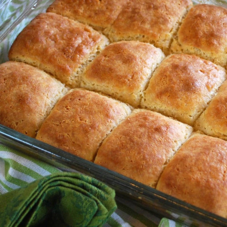 Buttery Dinner Rolls Made Using Gluten Free Pamela's Flour Mix