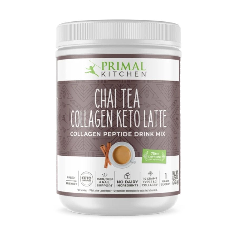 Primal Kitchen Chai‌ ‌Tea‌ ‌Collagen‌ ‌Keto‌ ‌Latte‌ Drink Mix 8.55oz