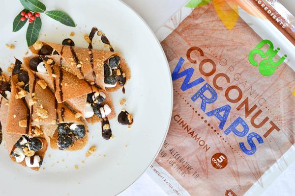 NUCO Organic Cinnamon Coconut Wrap Smores Dessert