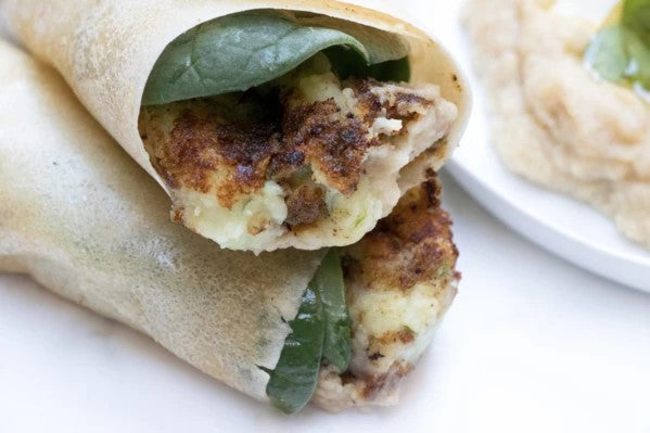 Organic NUCO Gluten Free Coconut Wrap Falafel