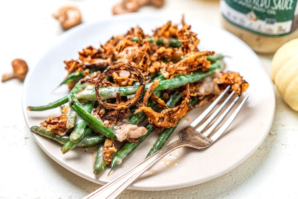 Primal Kitchen Non-Dairy Garlic Alfredo Green Bean Casserole