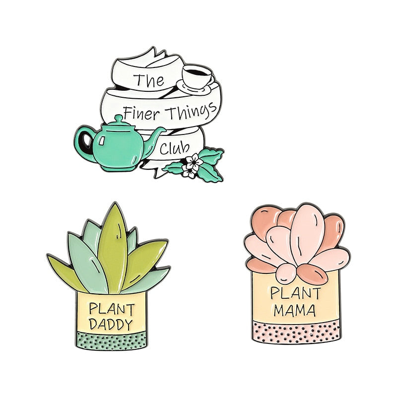 Plant Parent Colorful Lapel Pin