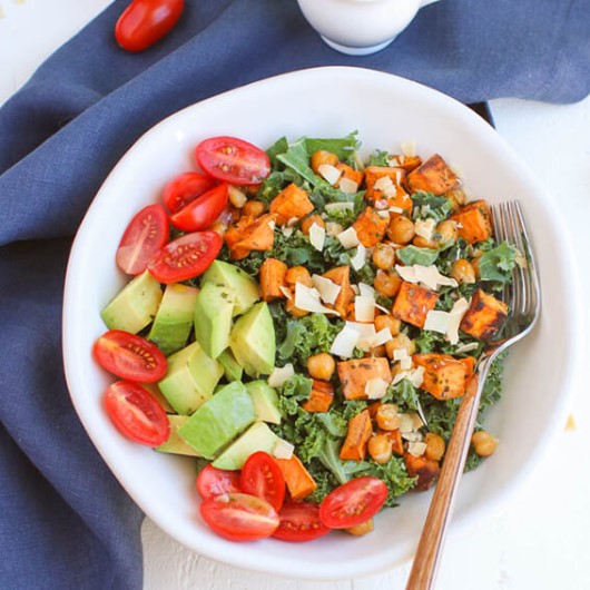 Herb Roasted Sweet Potato Kale Salad With Dill Green Garden Fresh Recipe Using Freeze Dried Herbs And Spices