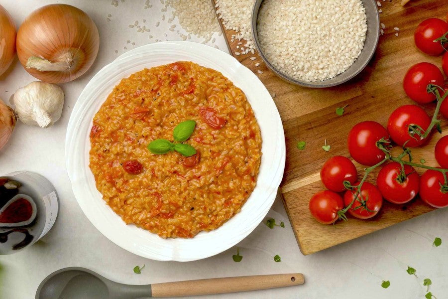 Instant Pot Tomato Risotto Lundberg Rice Recipe White Arborio