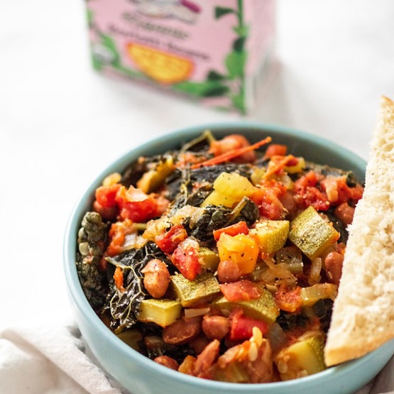 Wholesome Vegetable Chili Plant Based Recipe Using Jack's Quality Organic Borlotti Beans