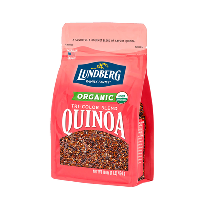 Lundberg Family Farms Organic Tri-Color Blend Quinoa 16oz