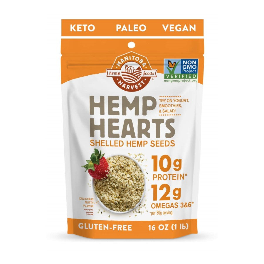 Manitoba Harvest Hemp Hearts Shelled Hemp Seeds 16oz Bag