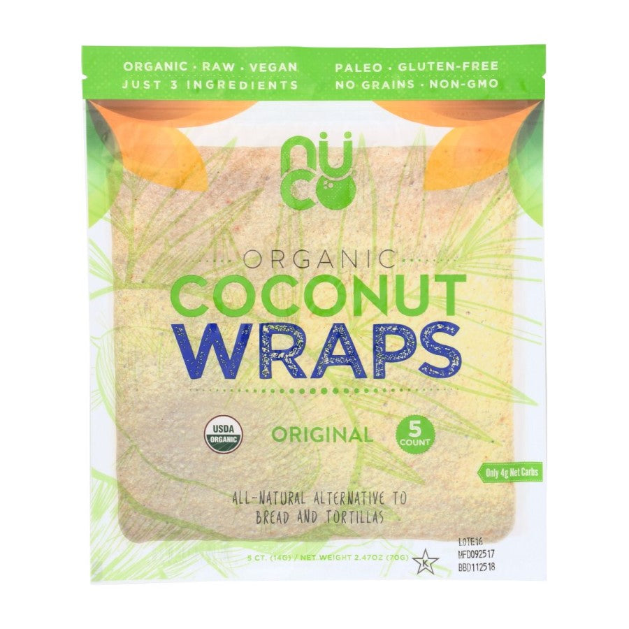 NUCO Organic Coconut Wraps Original 2.47oz