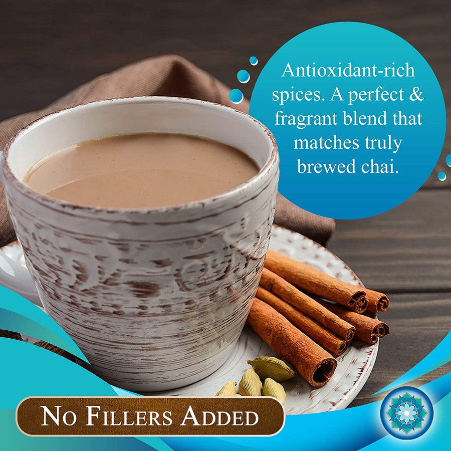 Traditional Masala Chai Tea No Fillers Added Blue Lotus Chai