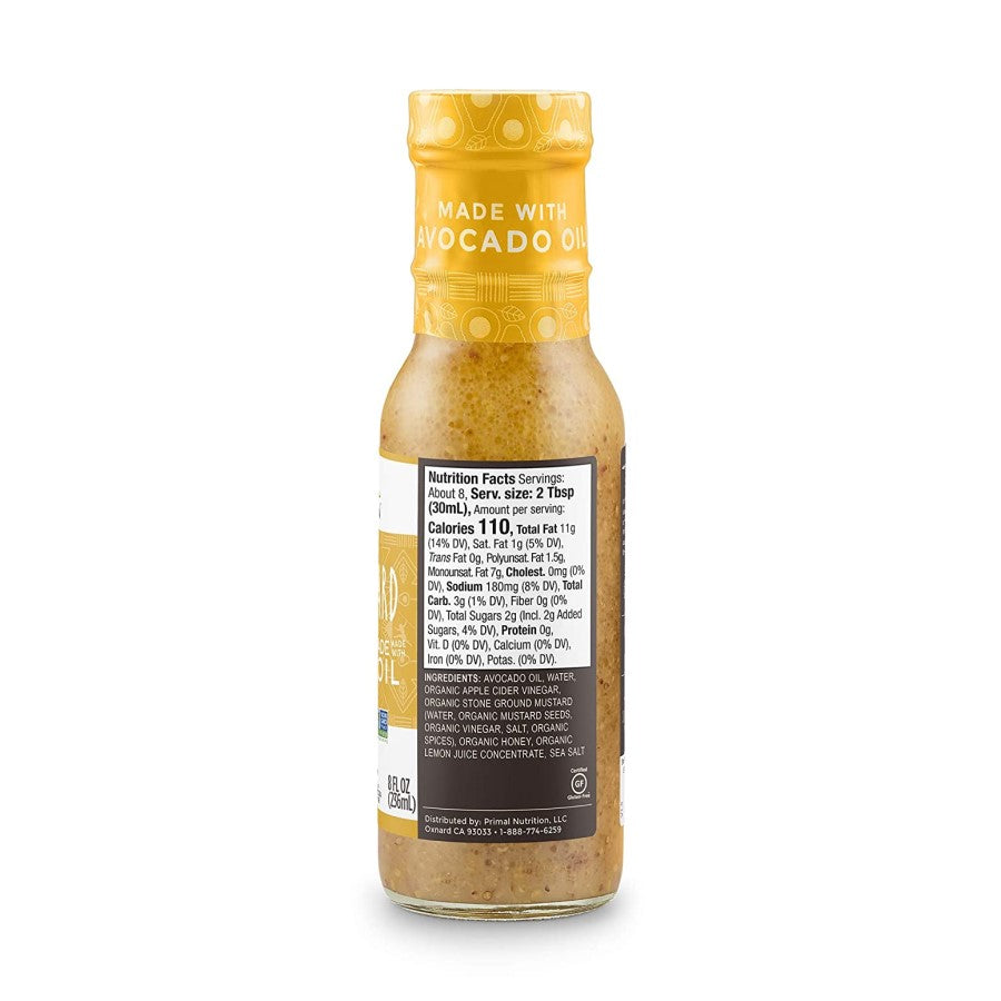 Primal Kitchen Honey Mustard Dressing Ingredients Nutrition Facts