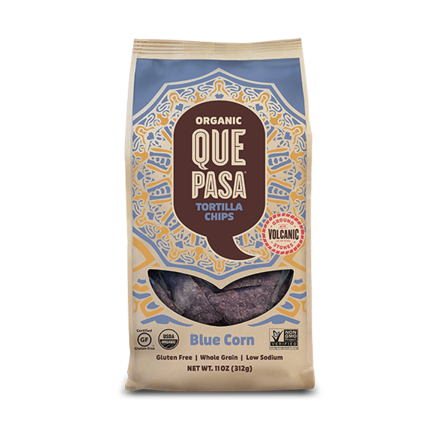 Que Pasa Organic Blue Corn Tortilla Chips 11oz