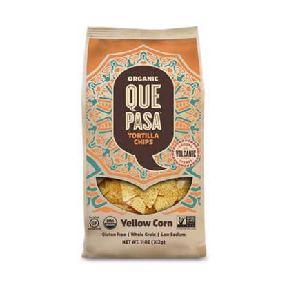 Que Pasa Organic Yellow Corn Tortilla Chips 11oz