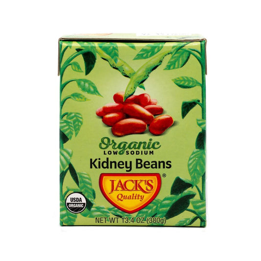 Jack's Quality Organic Low Sodium Kidney Beans 13.4oz