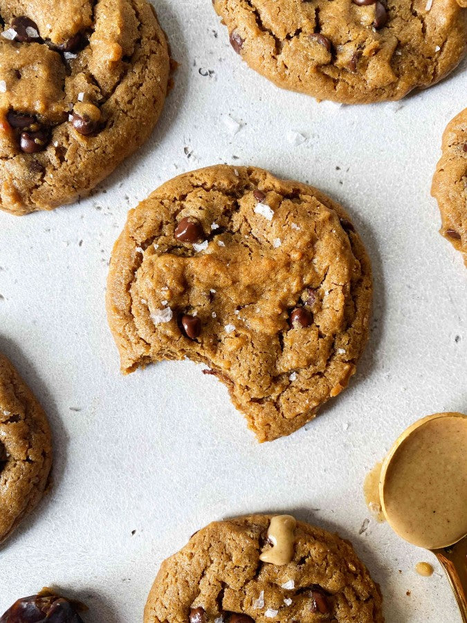 Joolies Date Syrup Salted Chocolate Chip Tahini Cookies