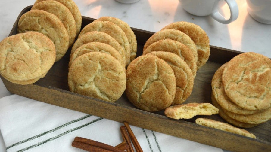 Snickerdoodle Cookies Made With Gluten Free Flour From Pamela's Products