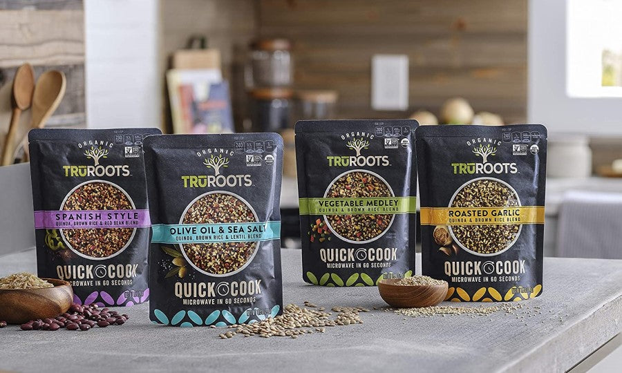 Organic TruRoots Quick Cook Pouches In 4 Flavor Varieties